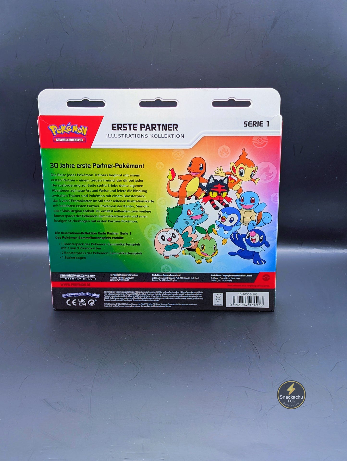 Pokemon Erste Partner Illustrations Kollektion Serie 1 (Deutsch)