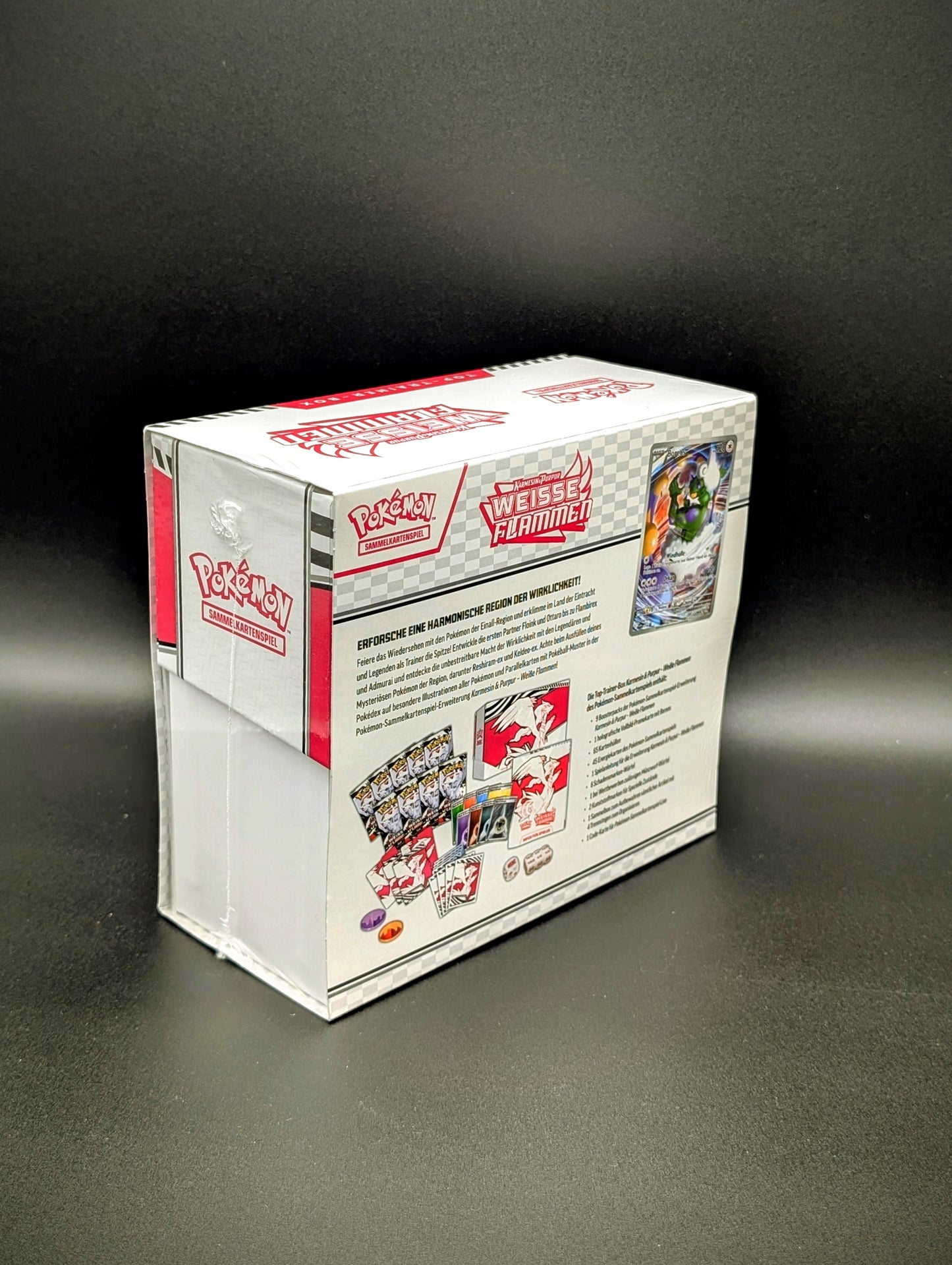 Pokemon Karmesin & Purpur: Weisse Flammen Top Trainer Box (Deutsch)