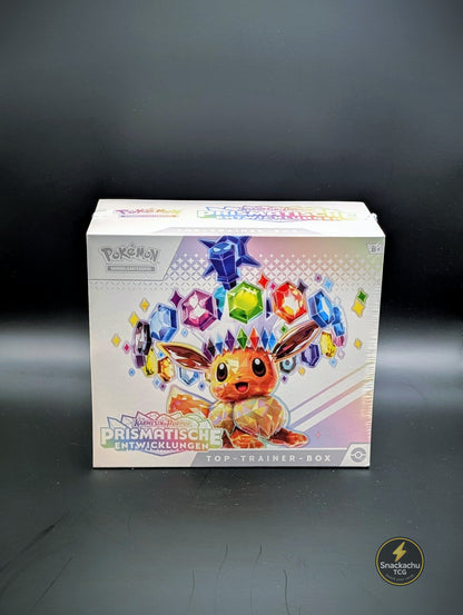 Pokemon Prismatische Entwicklungen Top Trainer Box (Deutsch)