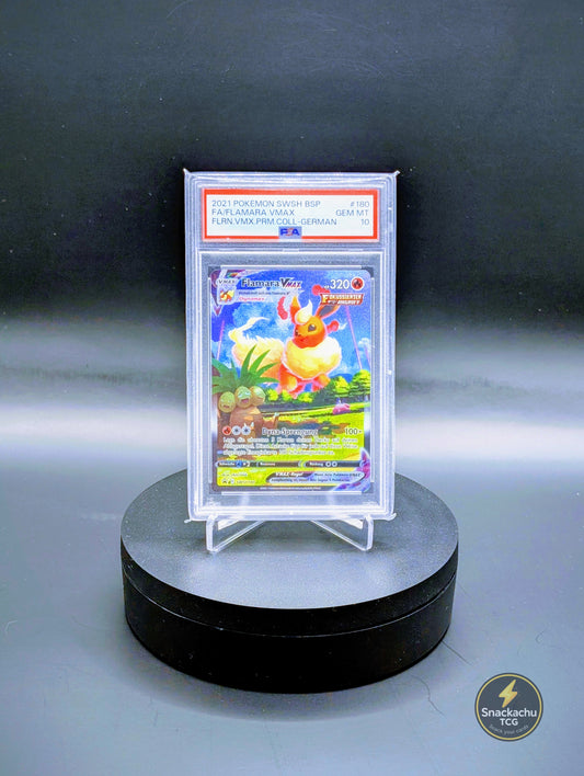 Flamara VMAX - Black Star Promo #180 - Deutsch - PSA 10 Gem Mint