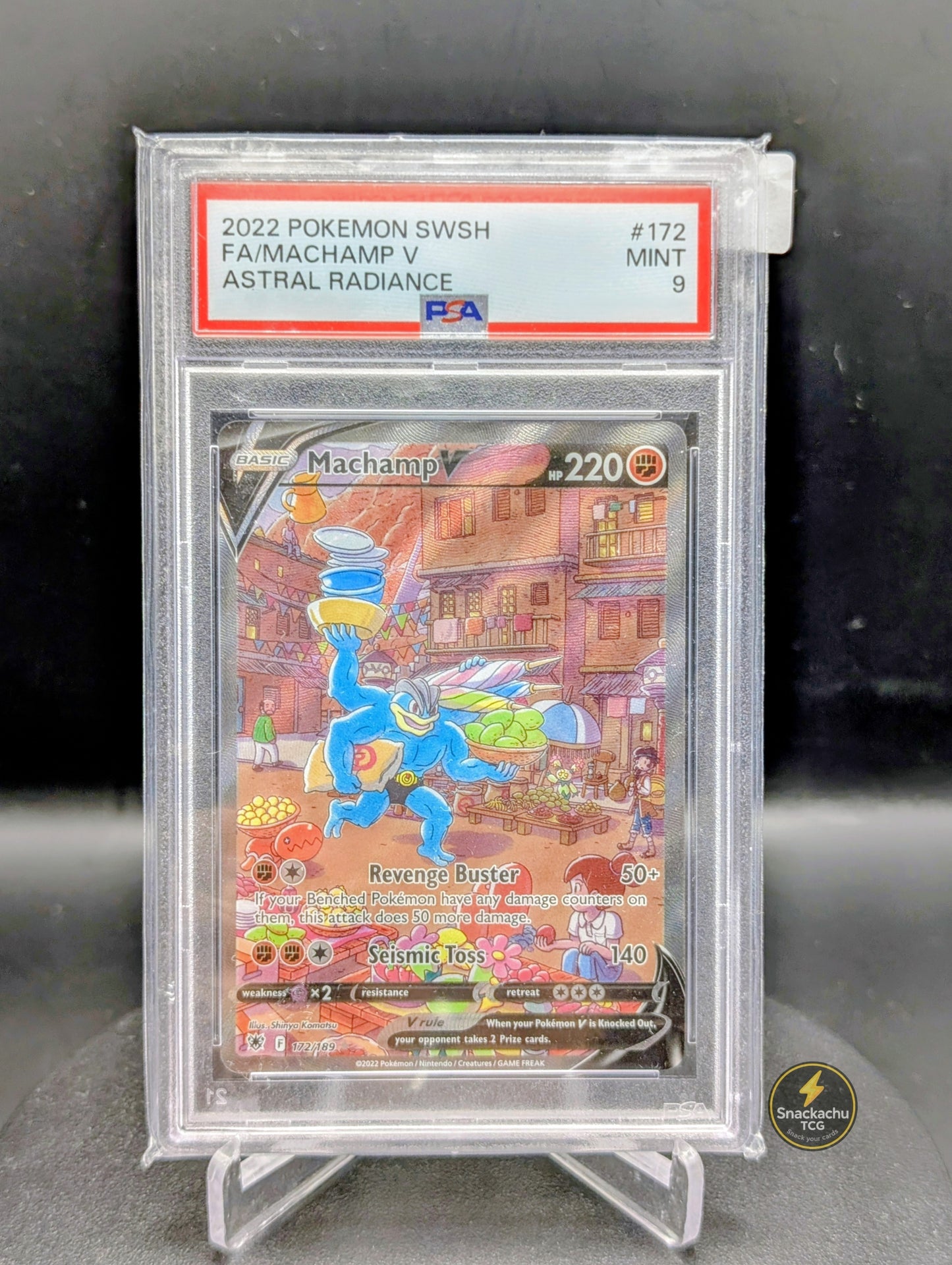 Pokemon  PSA 9 Machamp V #172 - Englisch | Astral Radiance 2022