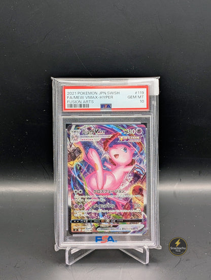 Pokemon PSA 10 Mew VMAX Hyper #119 - Japanisch | Fusion Arts 2021