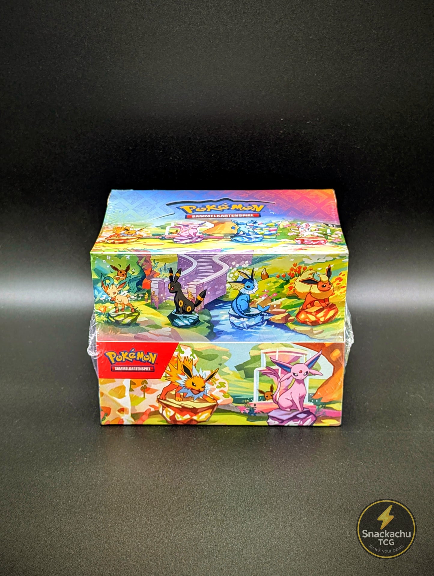 Pokemon Prismatic Evolutions Mini Tin Display (German)