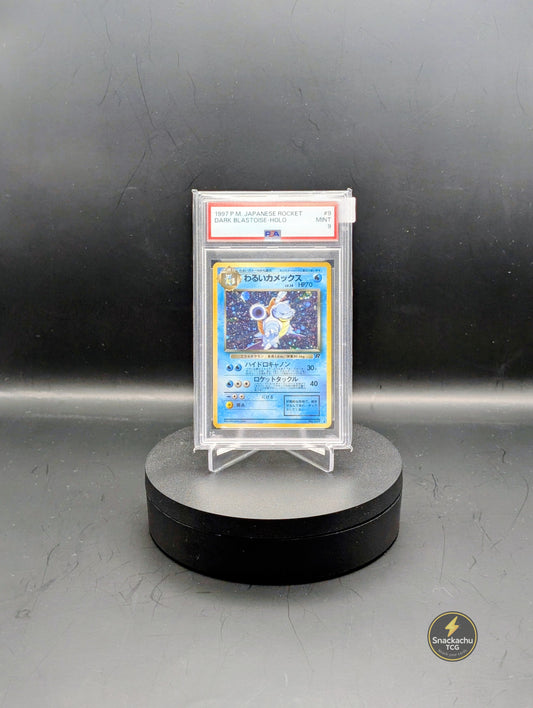 Pokemon PSA 9 Dark Blastoise Holo #9 - Japanisch | Rocket 1997