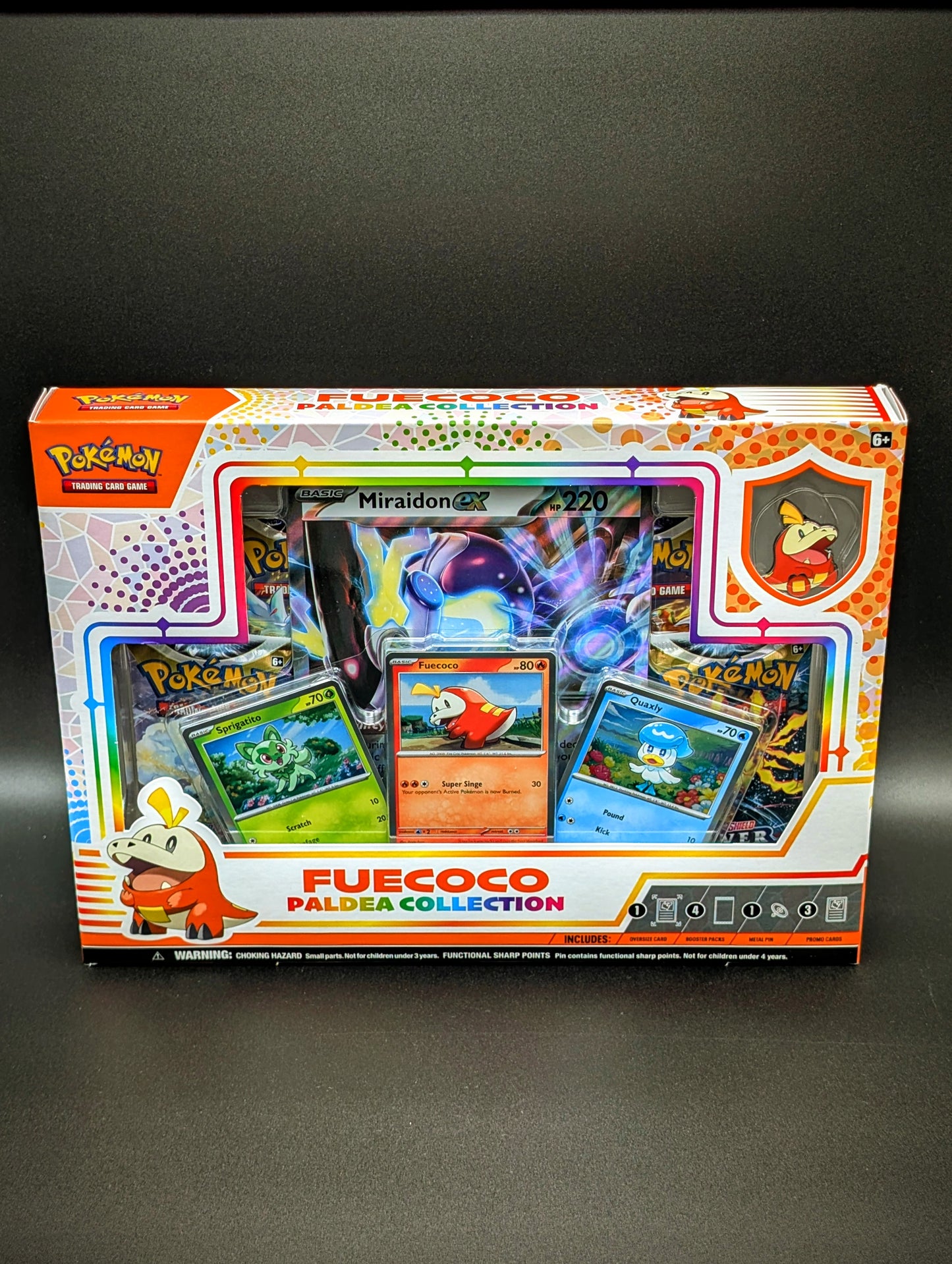 Pokemon Paldea Collection Fuecoco Collectors Box (Englisch)