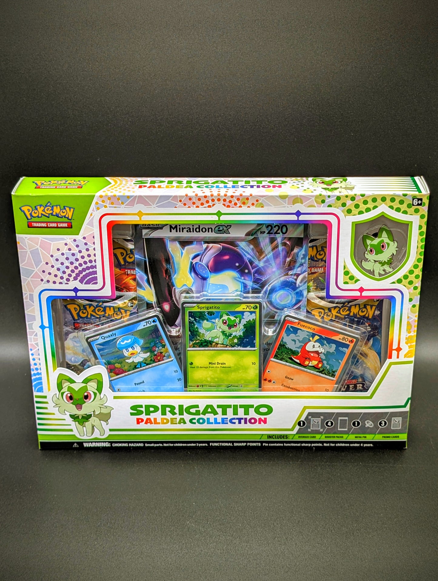 Pokemon Paldea Collection Sprigatito Collectors Box (Englisch)