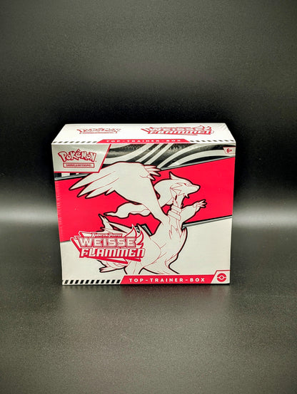 Pokemon Karmesin & Purpur:  Weisse Flammen Top Trainer Box (Deutsch)
