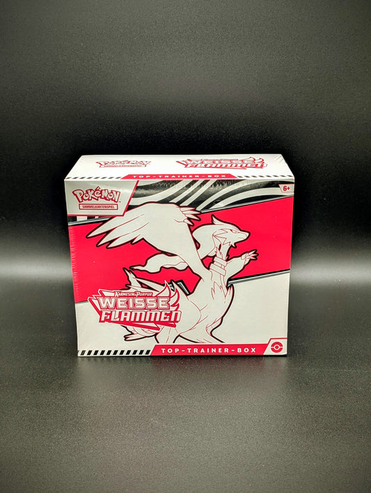 Pokemon Karmesin & Purpur:  Weisse Flammen Top Trainer Box (Deutsch)
