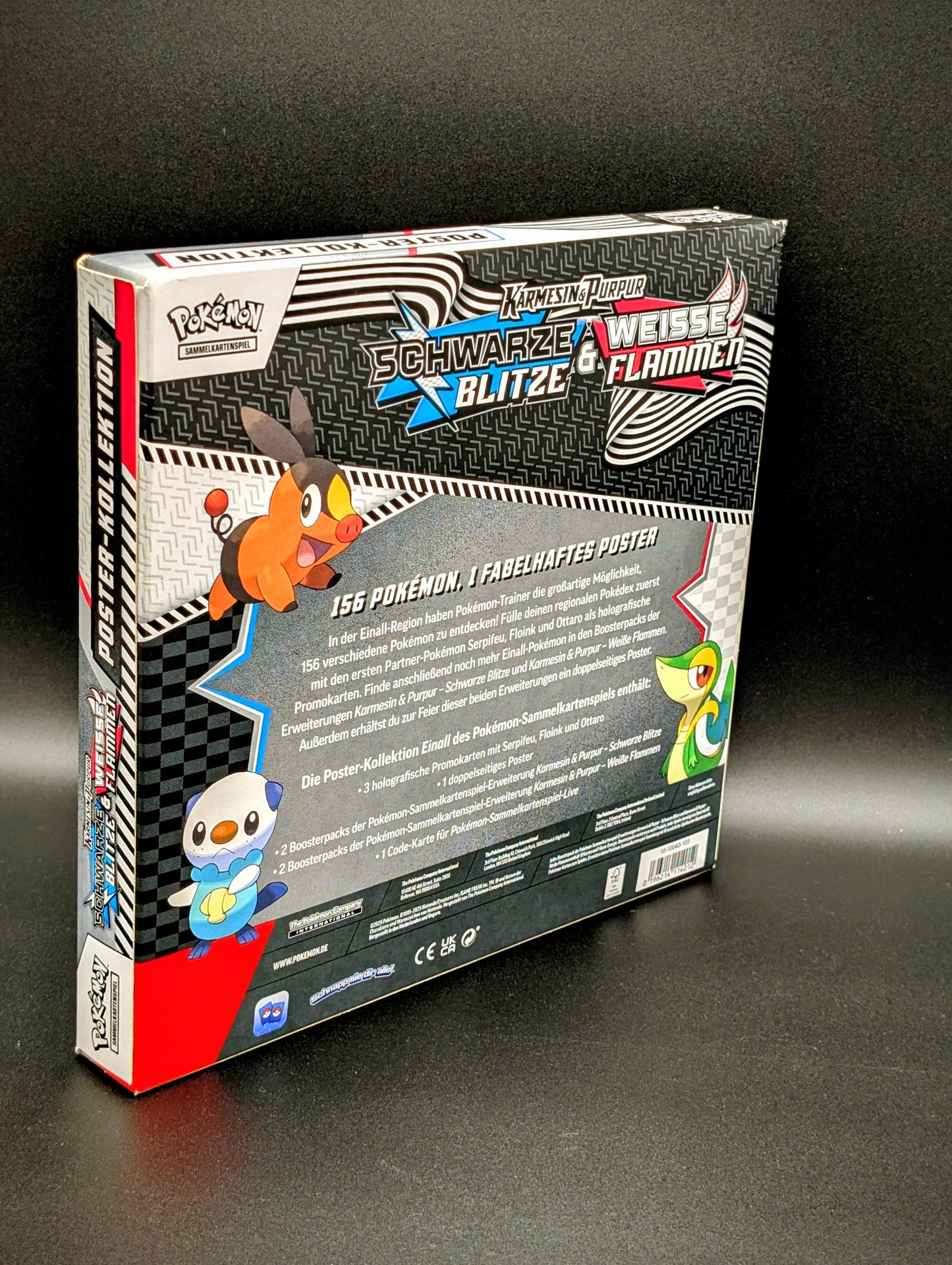 Pokemon Karmesin & Purpur: Schwarze Blitze & Weisse Flammen Poster Kollektion (Deutsch)